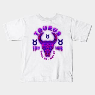 Taurus 9a Raspberry Kids T-Shirt